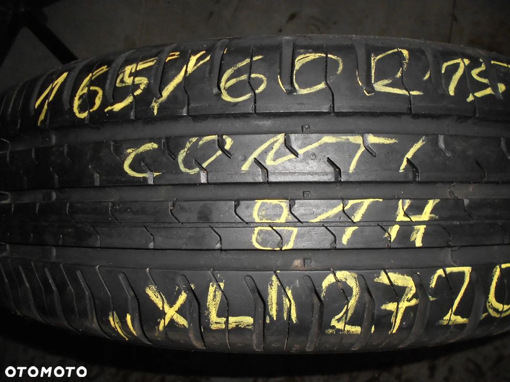 OPONY 165/60r15 Continental Conti Eco Contact 5 XL DOT 2720 7.9MM - 3