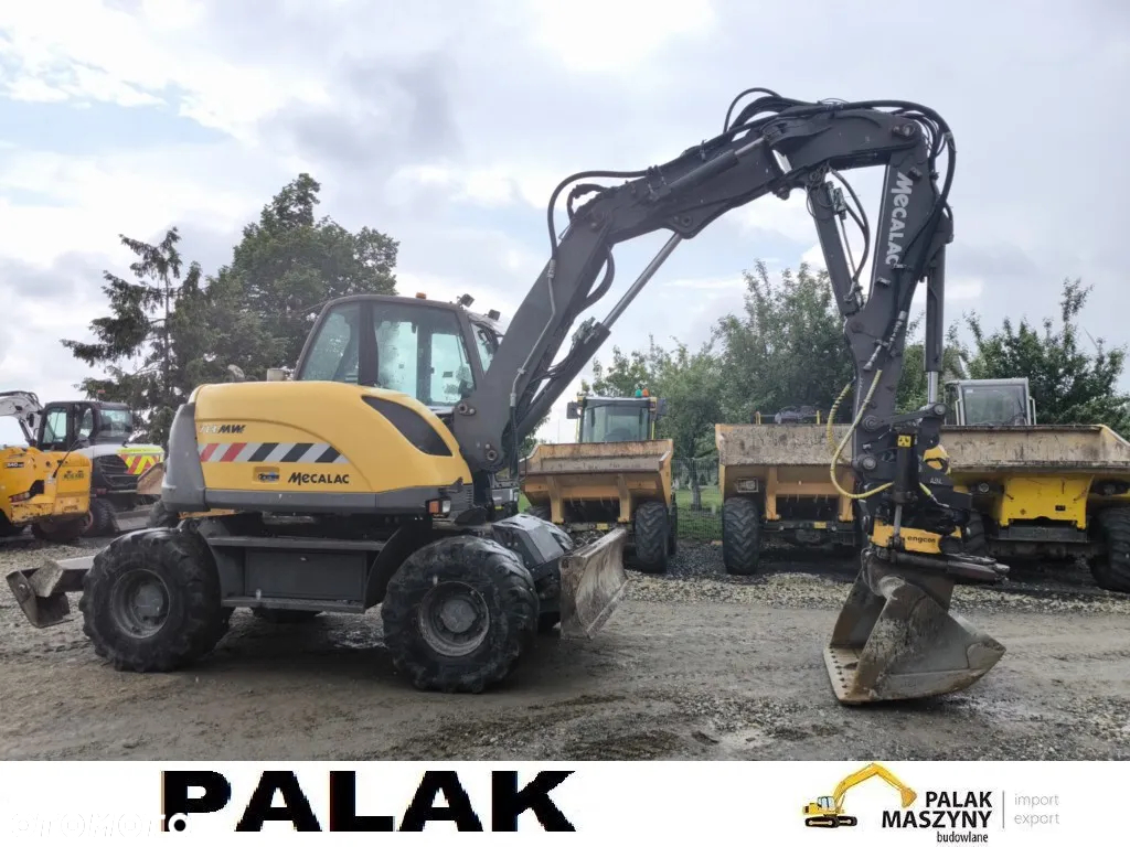Mecalac Koparka kołowa MECALAC  714 MW +ROTATOR , 2014 rok - 8