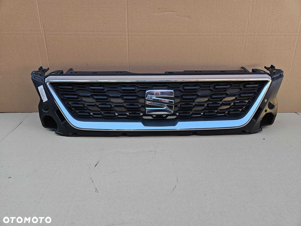 SEAT IBIZA 5 V 17- grill gril atrapa zderzaka chrom kratka 6F0853654D - 1
