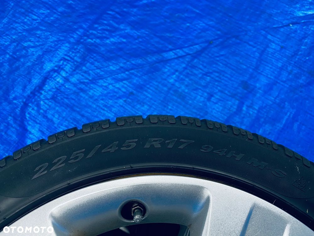 KOŁA STRUKTURALNE KOŁPAKI CZUJNIKI KOŁO 17 FELGA 17" x 7J  5X120 ; 67,1mm ET41 KOMPLET ; OPONY ZIMA ZIMOWE ; OPEL INSIGNIA A ; 2170103 ORYGINAŁ - 12