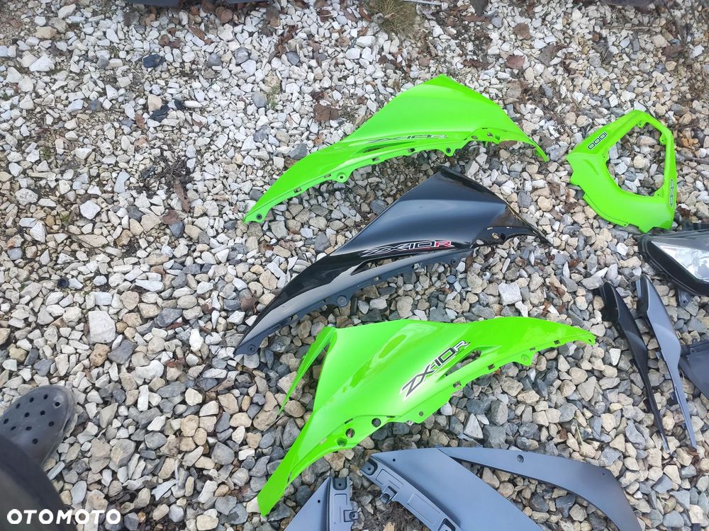 EU Lampa Owiewka Osłona Tłumik Kolektor Szyba Napęd KAWASAKI ZX10R 11-14 IDEAŁ - 2