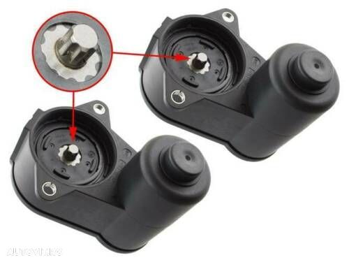 Motoras frana de mana etrier electric passat b6 b7 cc 6/12 dinti NOU - 1