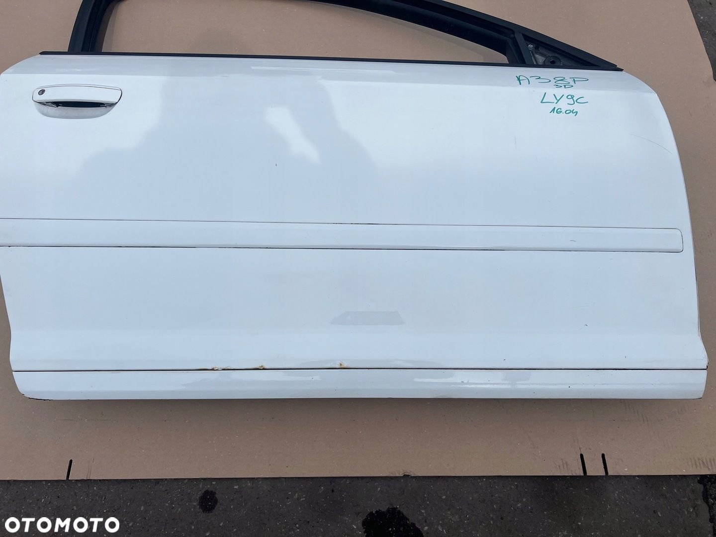 AUDI A3 8P 3D LY9C DRZWI PRAWE PRZEDNIE PRAWY PRZÓD - 7