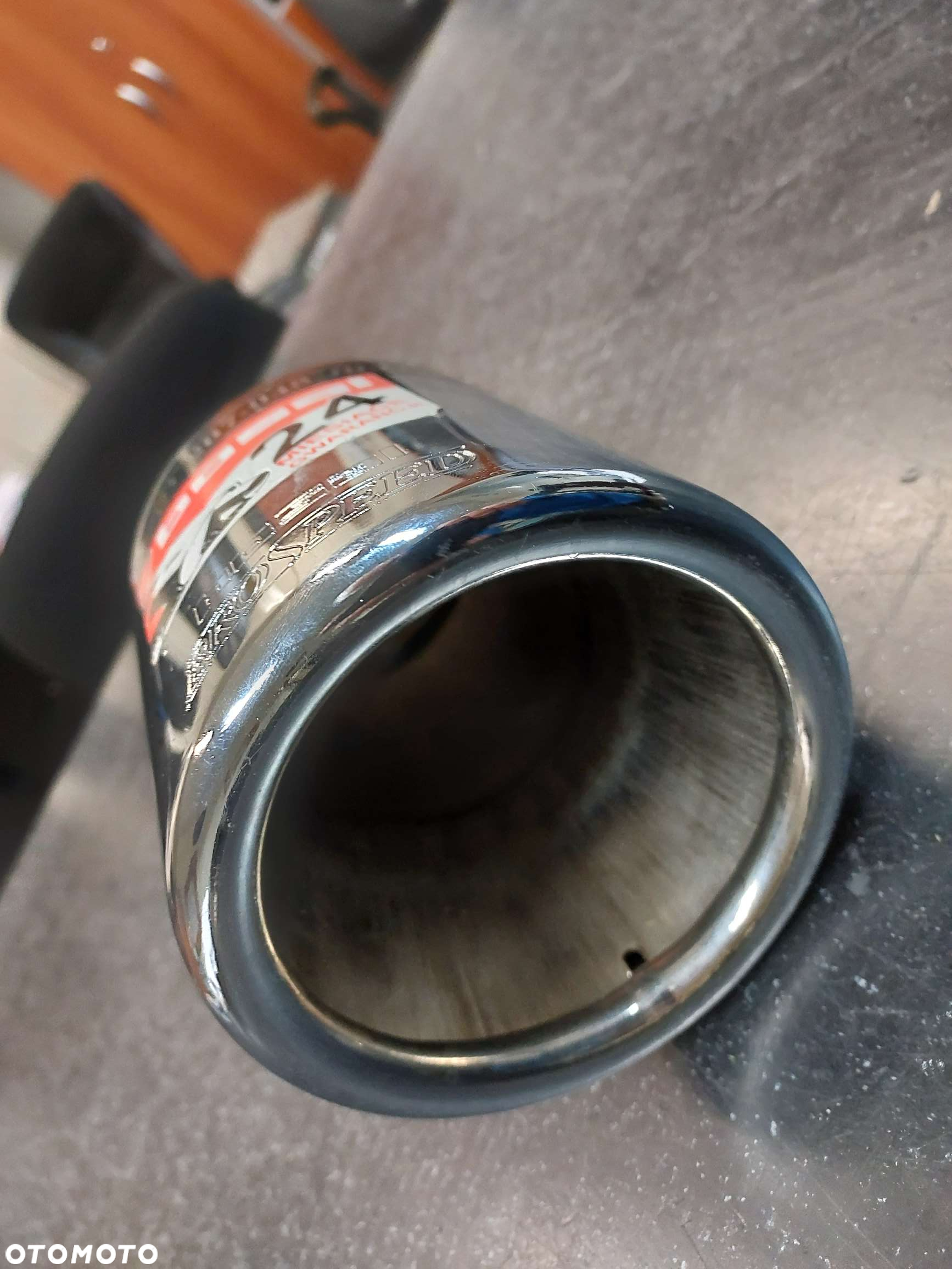 KOŃCÓWKA OZDOBNA CHROMOWANA Brosspeed 113 mm - 3