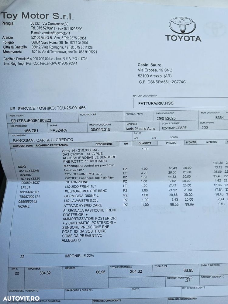 Toyota Auris 1.8 L VVT-i Hybrid Sol - 28