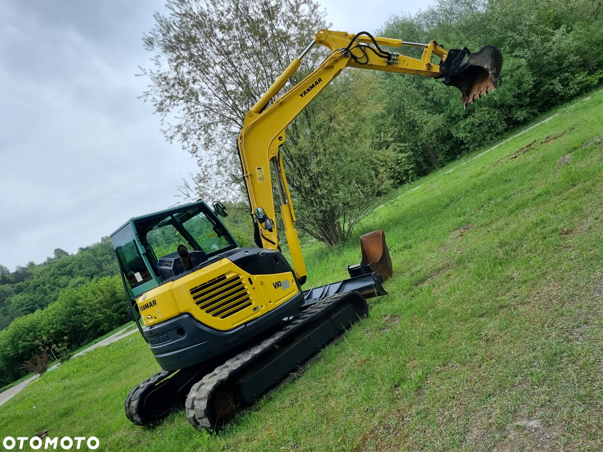 Yanmar VIO80-1A Koparka Gąsienicowa 8,5 tony 2015r z Norwegii jak Nowa Oryginał! Klima Pompa do tankowania - 4