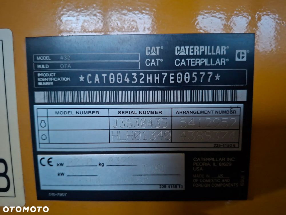 Caterpillar CAT 432 07A - 21