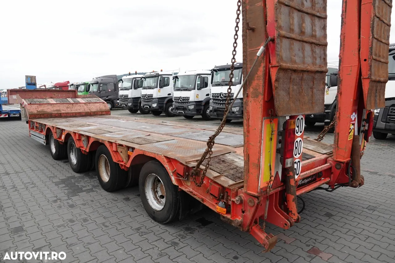 Kaiser REMORCĂ CU ÎNCĂRCARE MICĂ KAISER / GVW:  72.000 KG! / 4 AXI / AXIE DIRECTION / IMPORTAT - 13