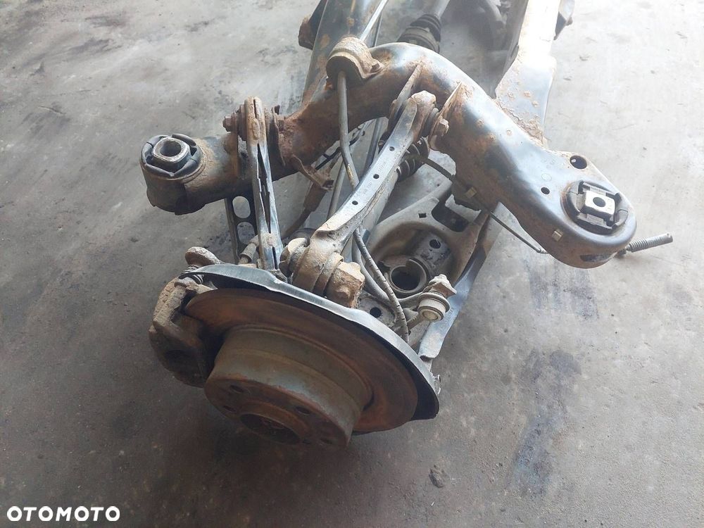 KOMPLETNE ZAWIESZENIE SANKI TYŁ + PÓŁOŚ LEWY PRAWY TYŁ BMW E46 LIFT 320D - 4
