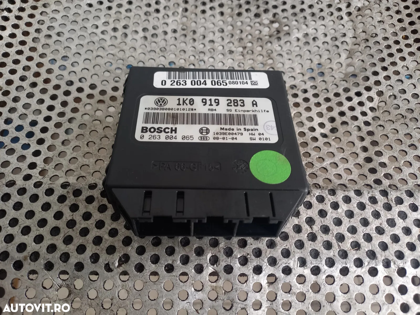 Modul Calculator Senzori Parcare Vw Golf 5 Touran Jetta Caddy Etc. Cod 1K0919283A - 3