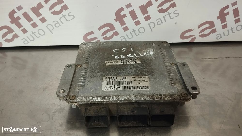 CENTRALINA / UNIDADE DO MOTOR CITROEN C5 2.0HDI 01-04 REF, 0281010808 9644721080 - 2