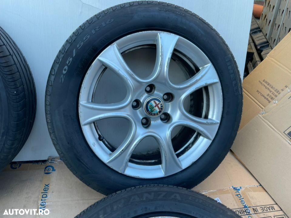 Jante aliaj ALFA ROMEO GIULIETTA an 2013 cu cauciucuri vara 205/55R16 - 4