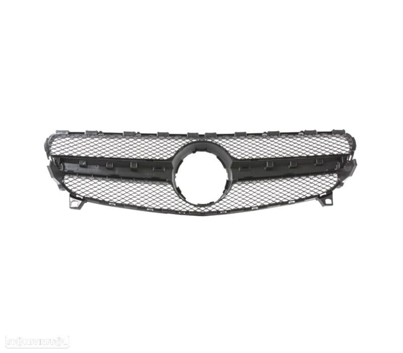 GRELHA FRONTAL MERCEDES CLASE A W176 15-18 LOOK AMG A45 PRETO BRILHANTE - 2