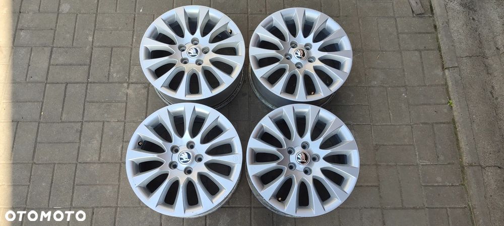 FELGI ALUMNIOWE 5x112 7.5Jx17 CALI ET49 3T0601025G SKODA OCTAVIA SUPERB YETI AUDI SEAT SKODA KOMPLET 4 SZTUKI - 1