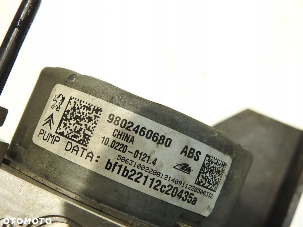 POMPA HAMULCOWA ABS CITROEN C3 PICASSO 1.4 VTi 9802460680 - 5