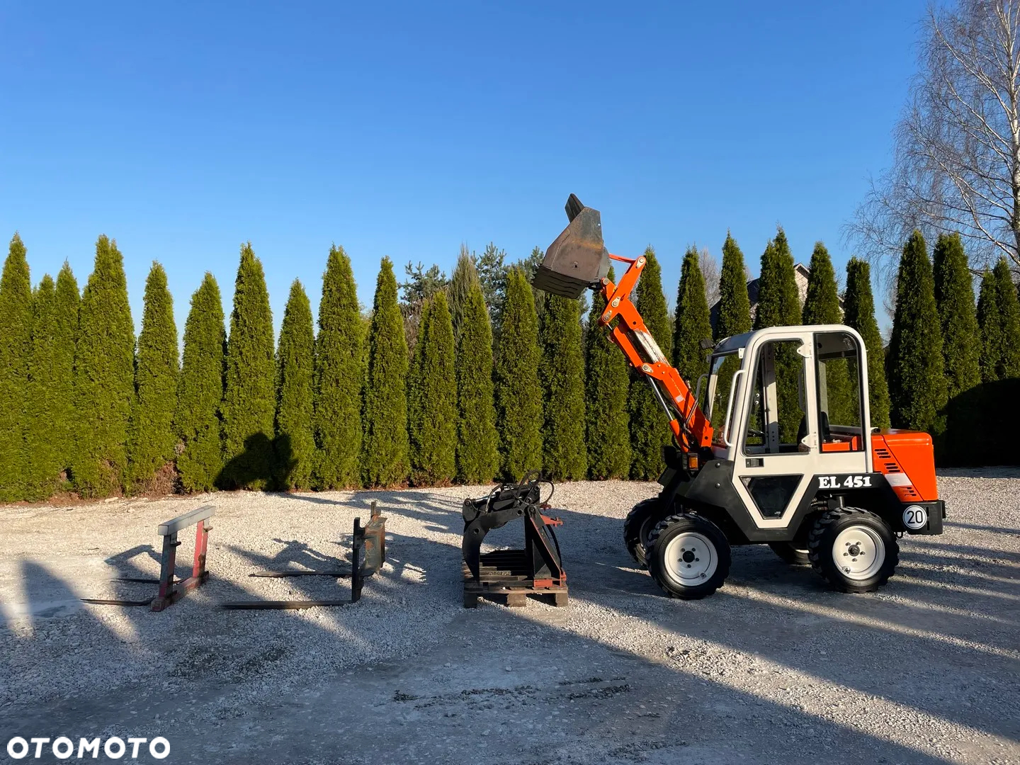 Avant Weidemann Schaffer Ładowarka Miniładowarka TELESKOP / PIĘKNA / PEL-JOB EL 451 / 120CM SZEROKOSĆI / MAŁA NISKA / DO ROLNICTWA OGRODNICTWA - 2