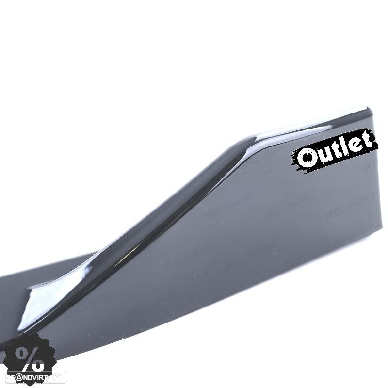 C010881C2 SPOILER LIP VOLKSWAGEN VW GOLF 6 08-12 PRETO BRILHANTE - 8