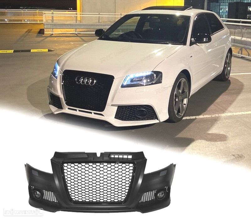 PARÁ-CHOQUES FRONTAL AUDI A3 8P 08-12 LOOK RS3 - 1
