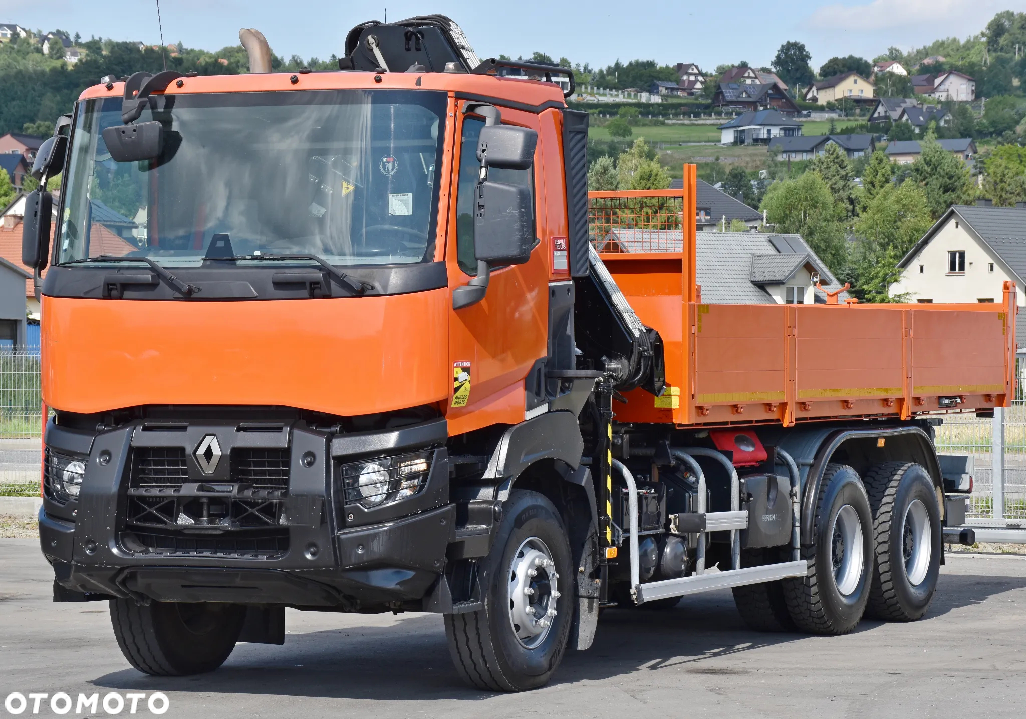 Renault K 430 * WYWROTKA 6,00 m * HIAB 144 B-3 HIDUO + PILOT * 6x4 - 4