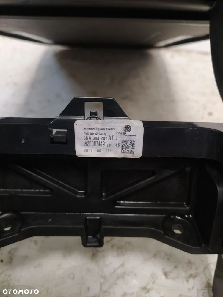 VW TIGUAN II PODŁOKIETNIK TUNEL ŚRODKWY SCHOWEK UCHWYT ROLETA NA KUBKI NAPOJE ORYGINAŁ - 5