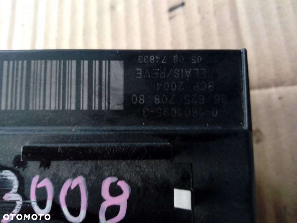 Peugeot 308  3008 5008 Citroen C4 C5 Berlingo   moduł przekaźnik sterownik wentylatora 9652021180  9662570880 - 4