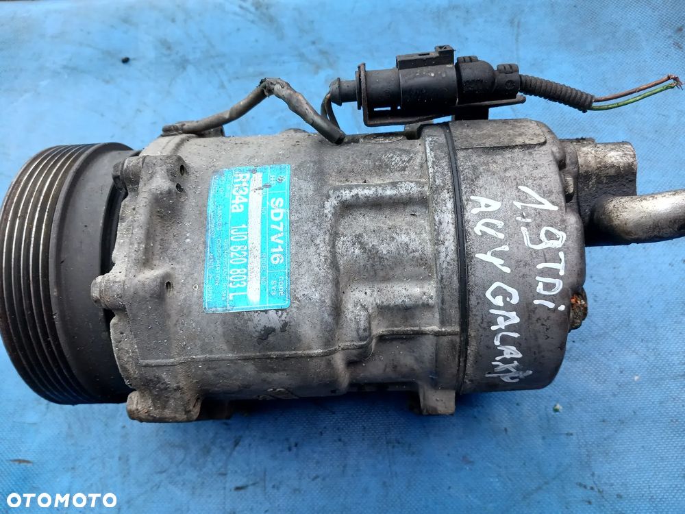 Pompa sprężarka kompresor klimatyzacji 1J0820803L Seat Leon Toledo Alhambra Volkswagen Golf Sharan Audi A3 Skoda Octavia - 1