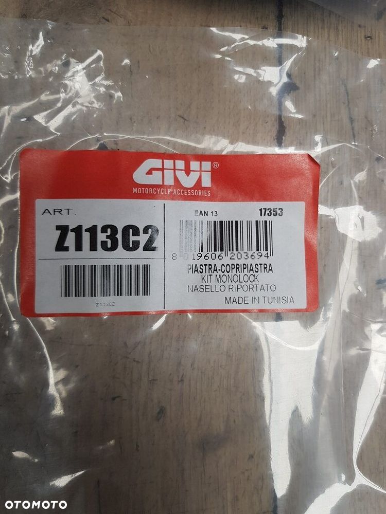 Płyta pod kufer centralny Givi Z113C2 Monolock - 5