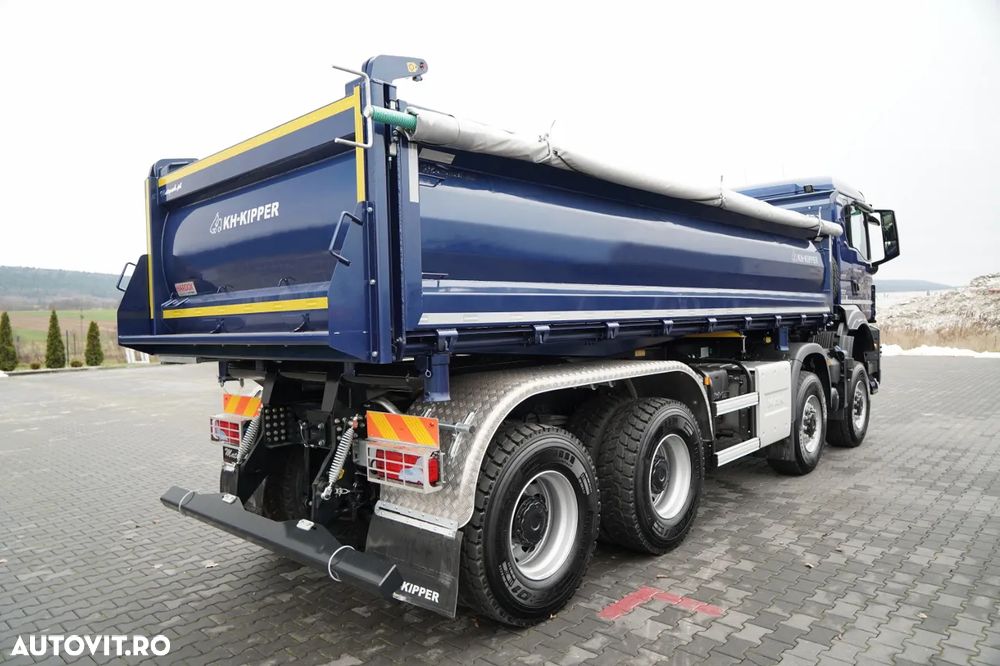 MAN TGS 41.480 / 8x6 / BASCULANĂ SPATE / MANUAL / NOU NOU / KH-KIPPER / - 17