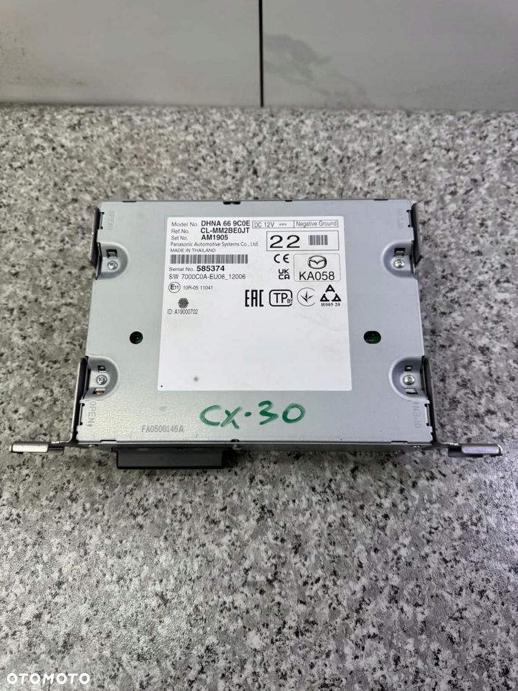 radio mazda cx30 cx-30 2019-2025 dhna 66 9c0e cl-mm2be0jt am1905 mazda 3 bp - 1