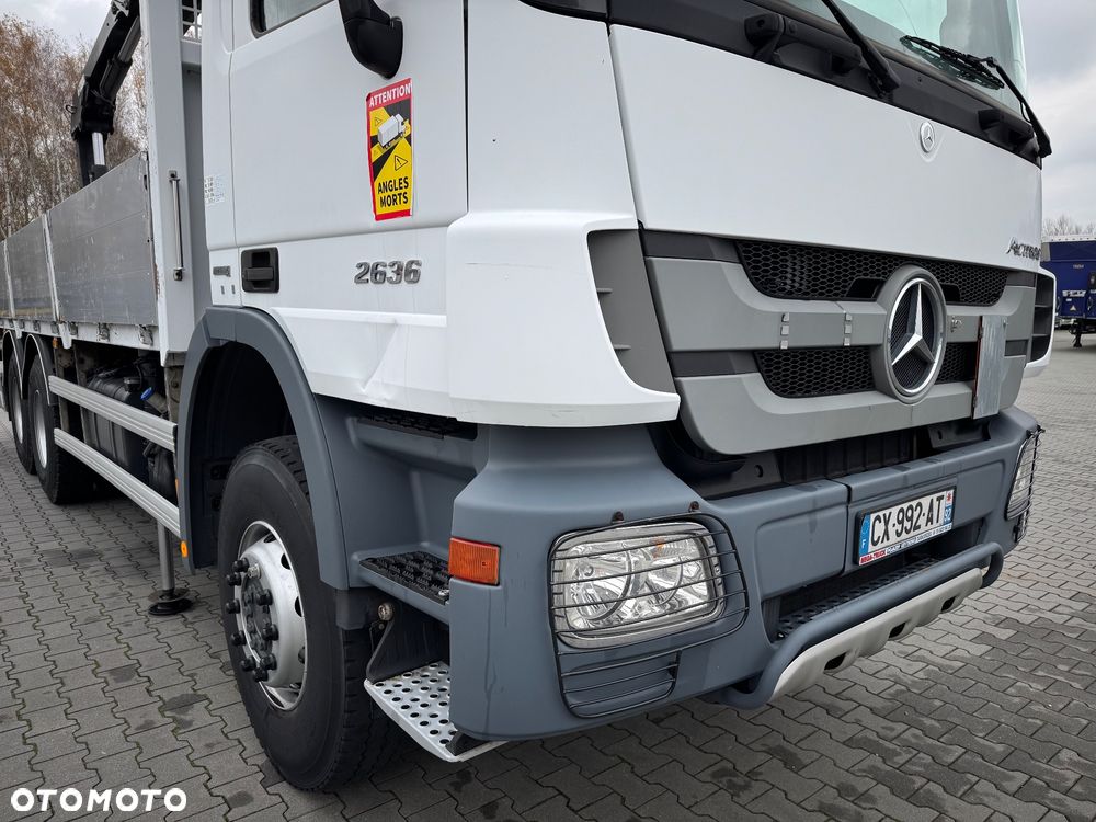 Mercedes-Benz ACTROS 2636 6x4 żuraw dżwig HIAB XS166 HIDUO - 23