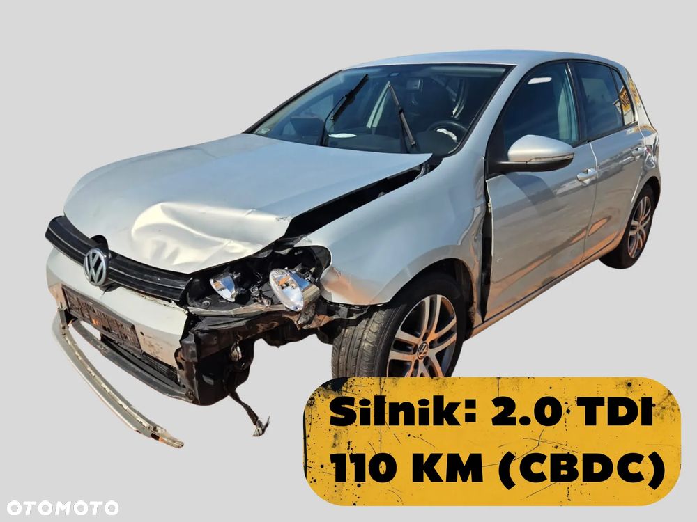 Volkswagen Golf VI 2009 Silnik 2.0 TDI (CBDC) 110 KM (81 kW) LR7L Na części silnik, drzwi, zderzak, klapa bagażnika, lampa - 2