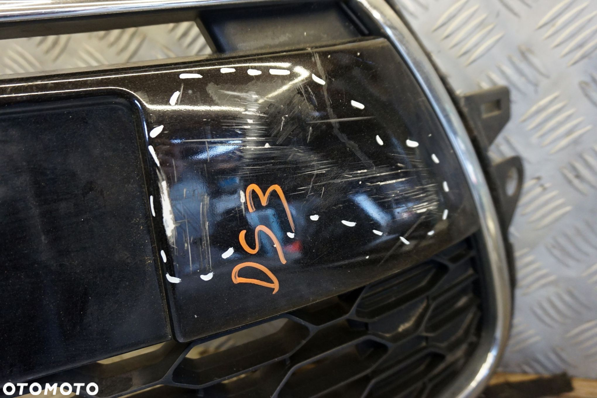 GRILL PRZEDNI ATRAPA CHŁODNICY DS3 I LIFT   CITROEN 2014-2016 - 3