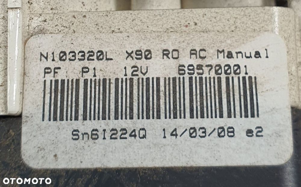 PANEL STEROWANIA NAWIEWEM DACIA LOGAN MCV I - 5