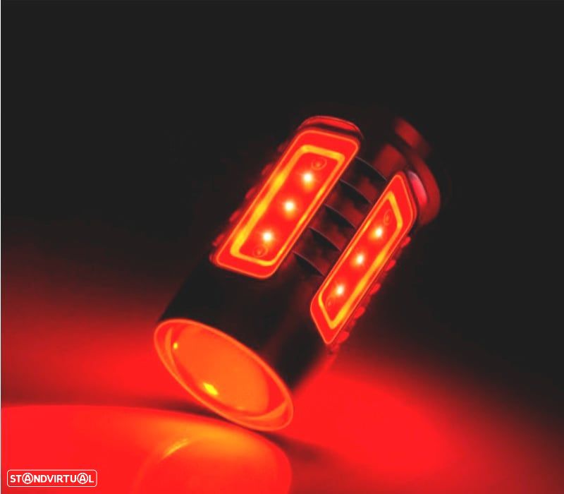 LÂMPADA LED P21 5W CANBUS VERMELHA PÓLO DUPLO - 2