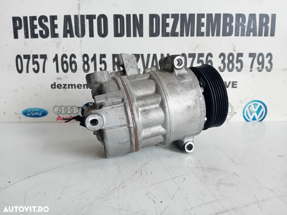 Compresor Clima AC Vw Golf 6 VI Touran Caddy Seat Skoda Octavia Leon 1.6 Tdi Euro 5 Motor CAY - 4