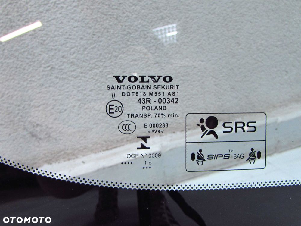 VOLVO S60 II V60 10-17 SZYBA CZOLOWA KAMERA - 5