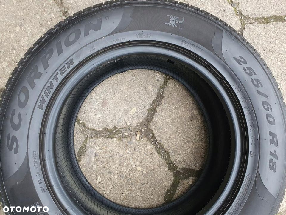 255/60R18 Pirelli Scorpion Winter kpl zima 6,1mm - 9