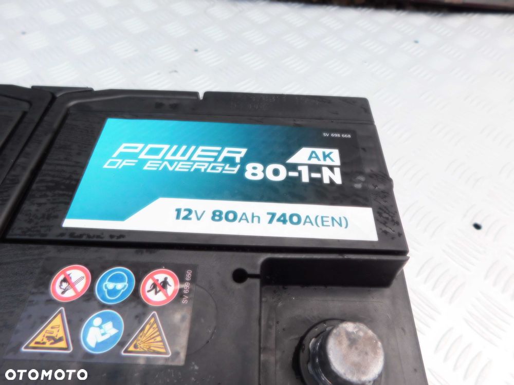 Akumulator samochodowy firmy Akcel 12V 80AH 740A Sprawdzony - 3
