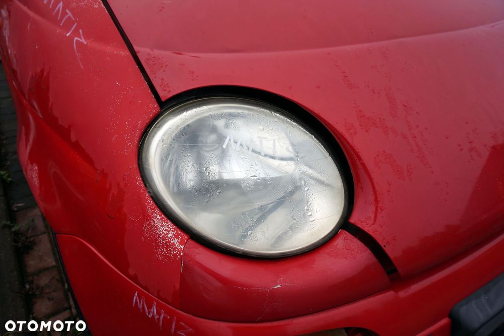 MASKA ZDERZAK BŁOTNIKI LAMPY MATIZ M100  DAEWOO 1998-2007 CZERWONY PRZÓD KOMPLETNY - 30
