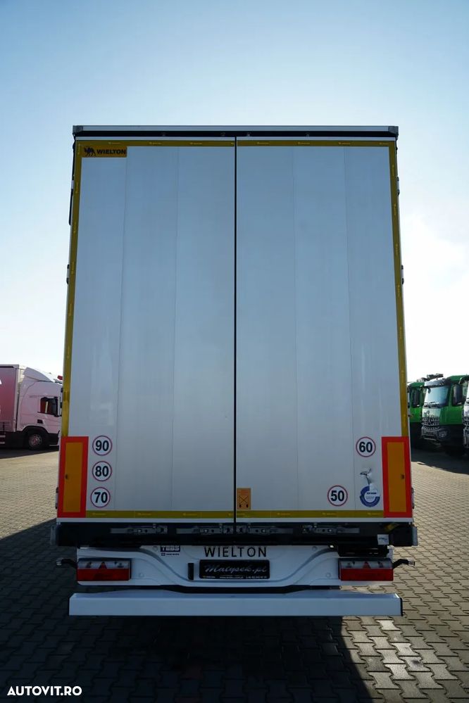 Wielton CORTINĂ / MEGA / PLATFORMĂ JOSĂ / PUȚIN FOLOSIT / 80.000 KM / PUNTE RIDICATĂ / SAF - 12