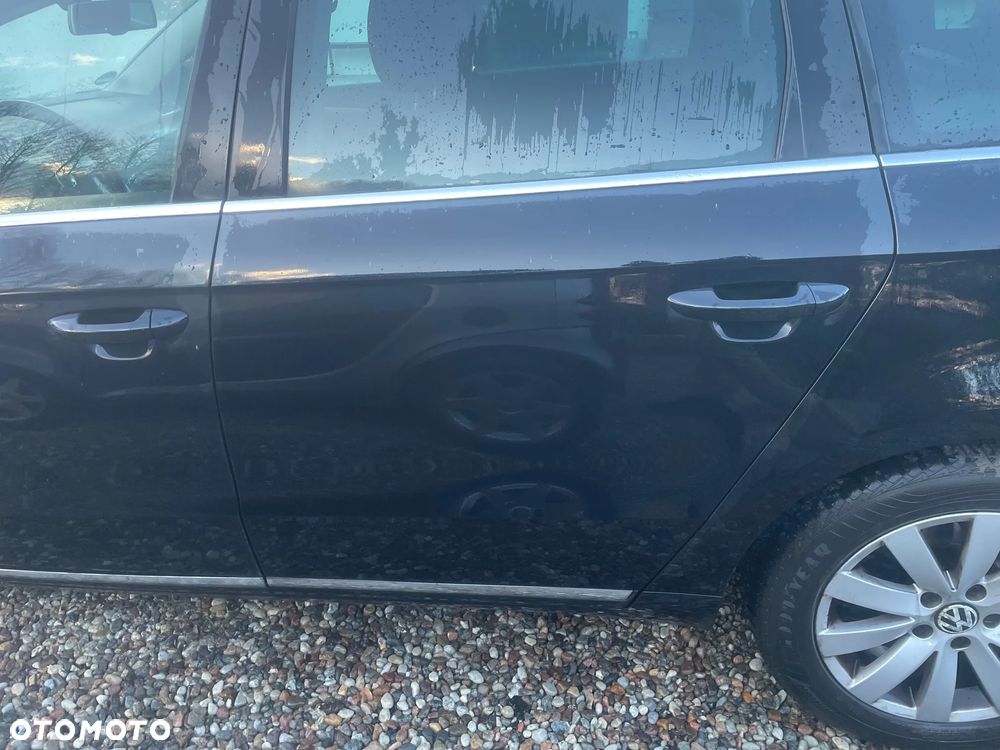 Vw Passat B7 Drzwi czarne CZARNE LC9X LEWE PRZOD TYL  KOMPLETNE - 2