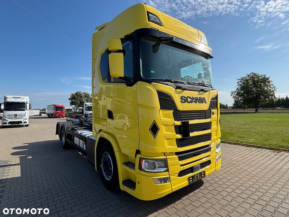 Scania S450 6x2  Meiller RS 21.70 hakowiec , bezwypadkowa , serwis w Scania, (nie HIAB, PALFINGER, VDL, HYVA,) Nowy model NG , model Scania S - 13