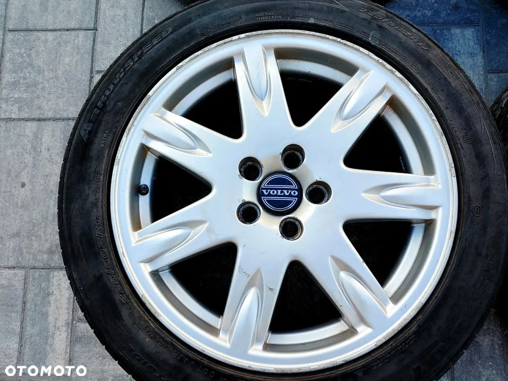 FELGI Z OPONAMI KOŁA ALUMINIOWE VOLVO R17 5X108 65,1 mm OPONY R17 225/50 LATO 2020r NR41 - 3