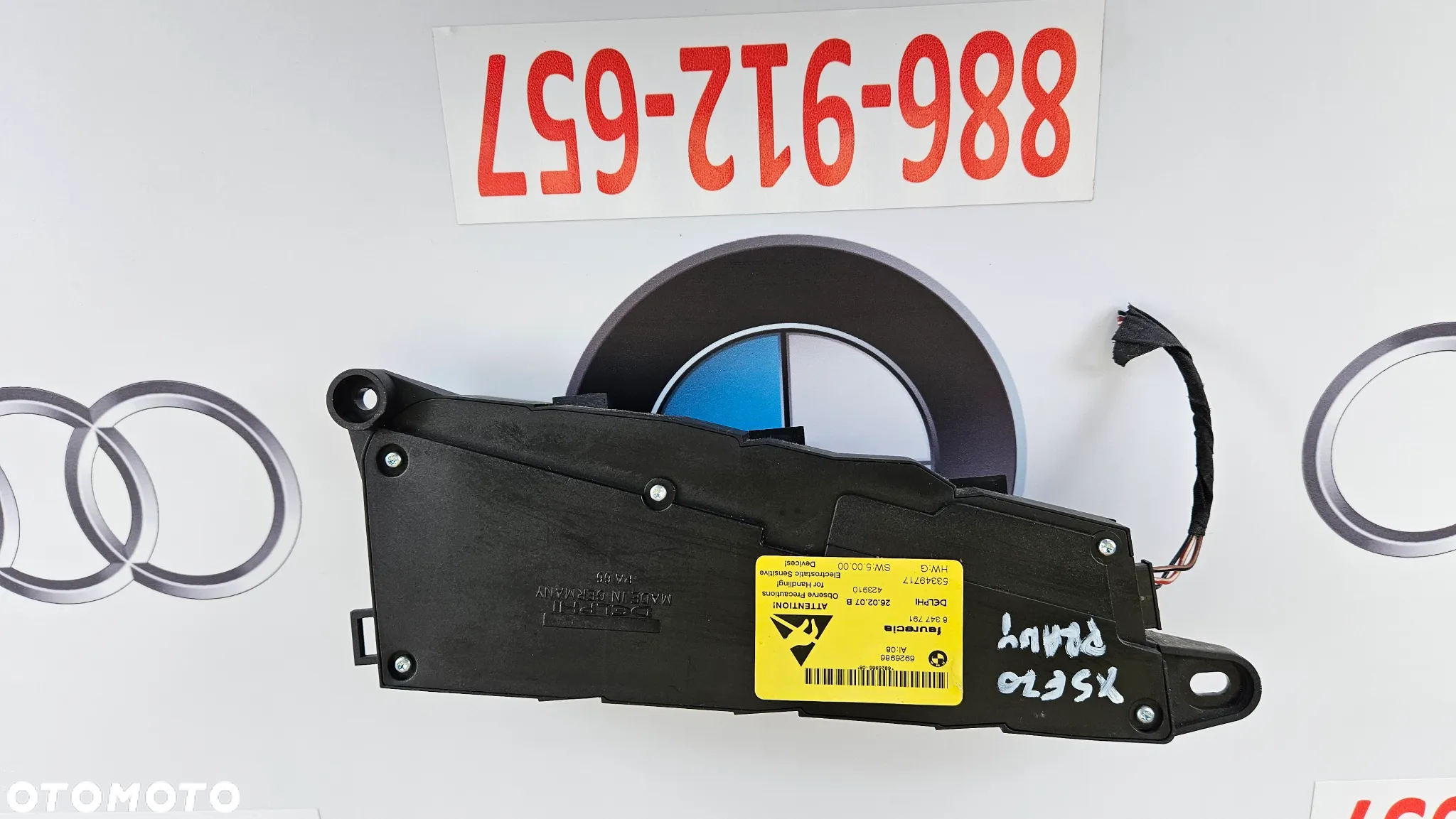 BMW 5 E60 X5 E70 X6 E71 Panel sterowania fotelem prawym Panel fotela prawego Pamięć 6926986 - 3