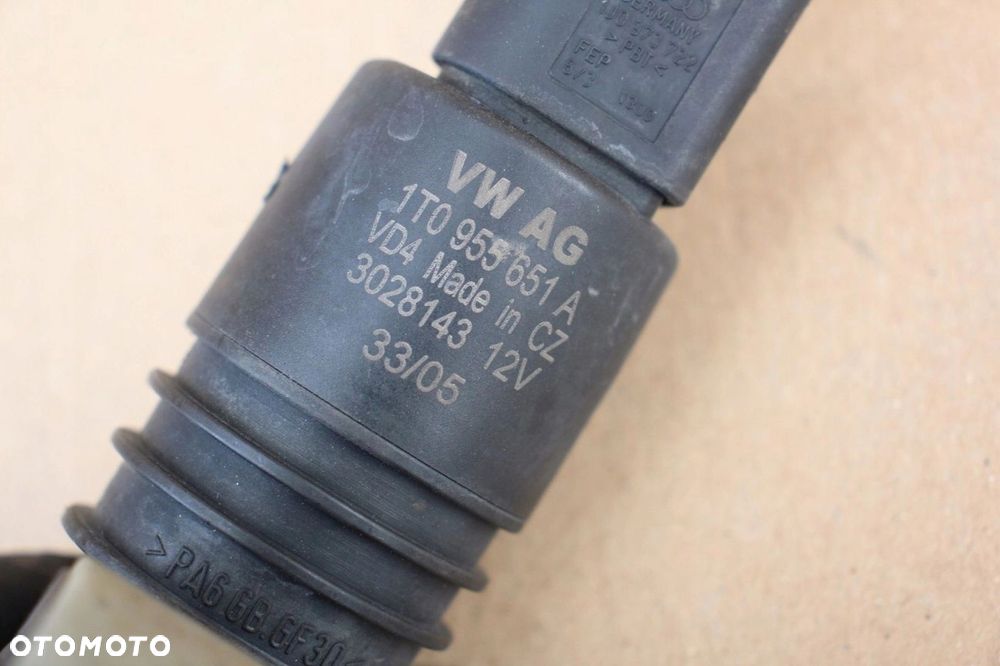 Pompka spryskiwaczy VW AUDI SKODA SEAT 1T0955651A - 2
