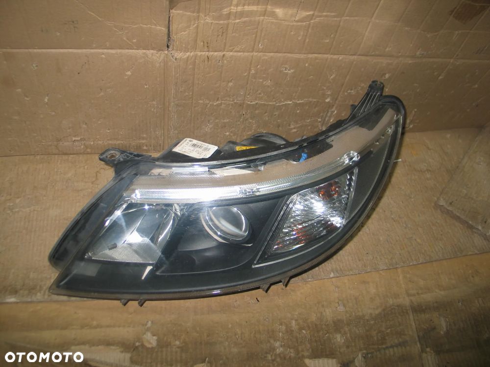 lampa xenon przod saab 93 9-3 2 II lift 07-14r. oryginal europa - 2