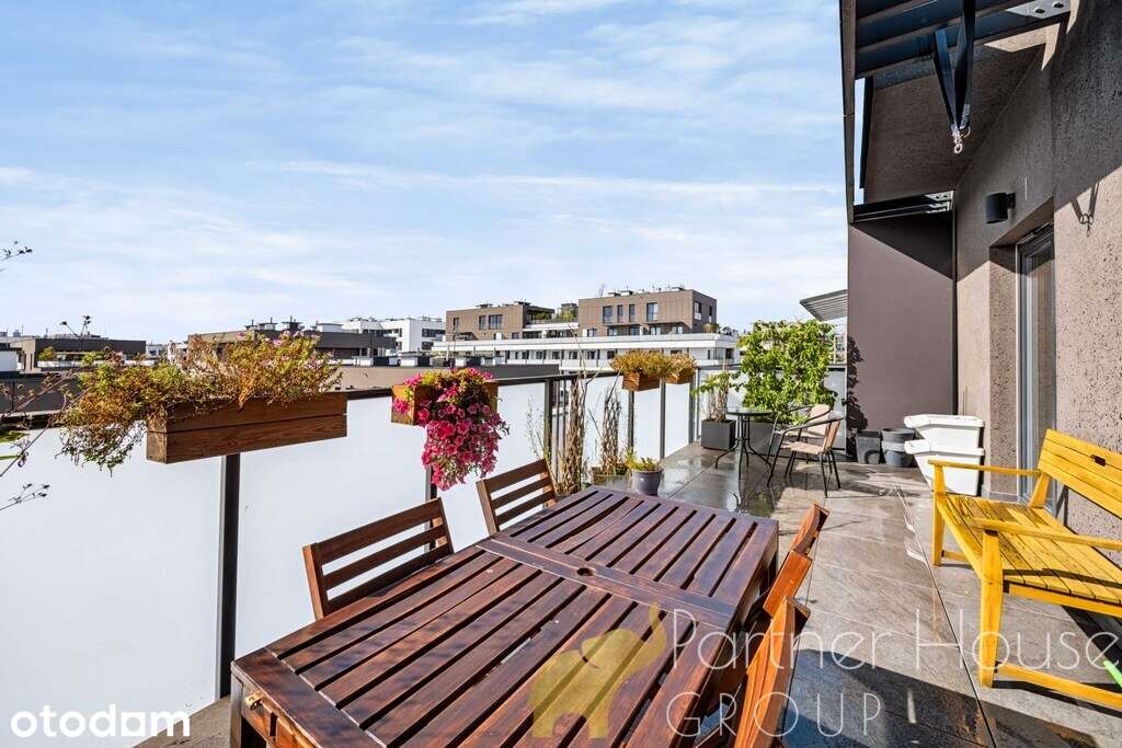 3 pokoje | 22 m² tarasu | Ostatnie piętro | Wola