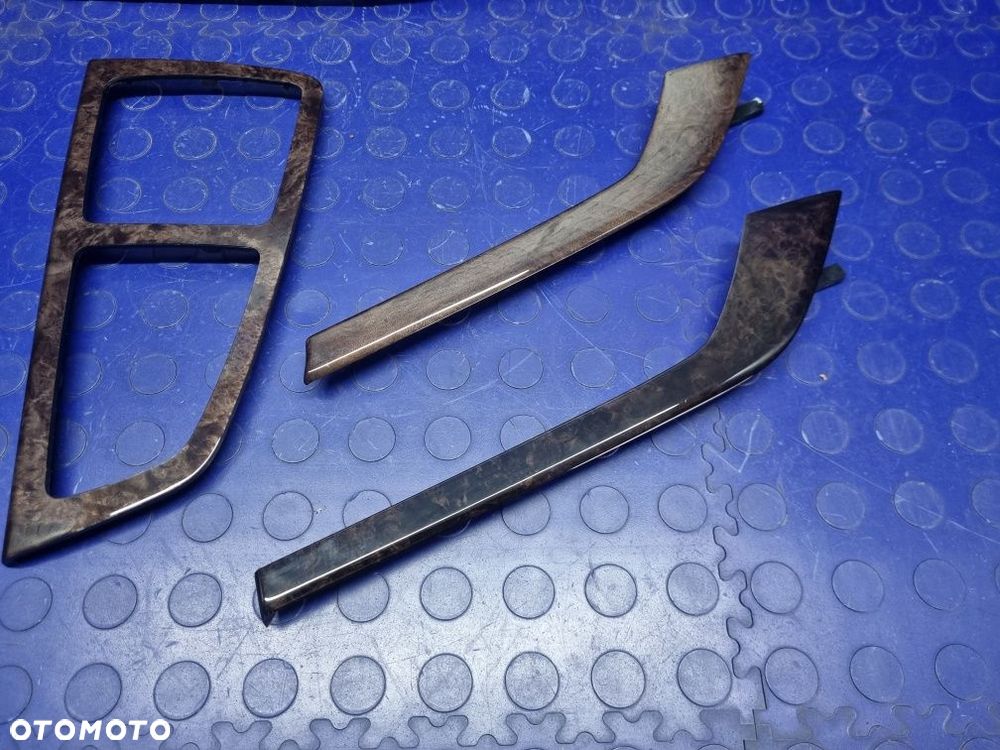 LISTWY ozdobne dekory KOMPLET drewno GM5 AUDI Q7 4M ORYGINAŁ - 3