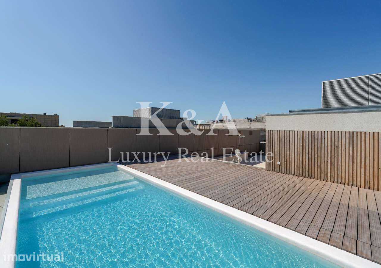 Penthouse T4+1 na Foz com piscina e Vista Mar - Grande imagem: 3/27