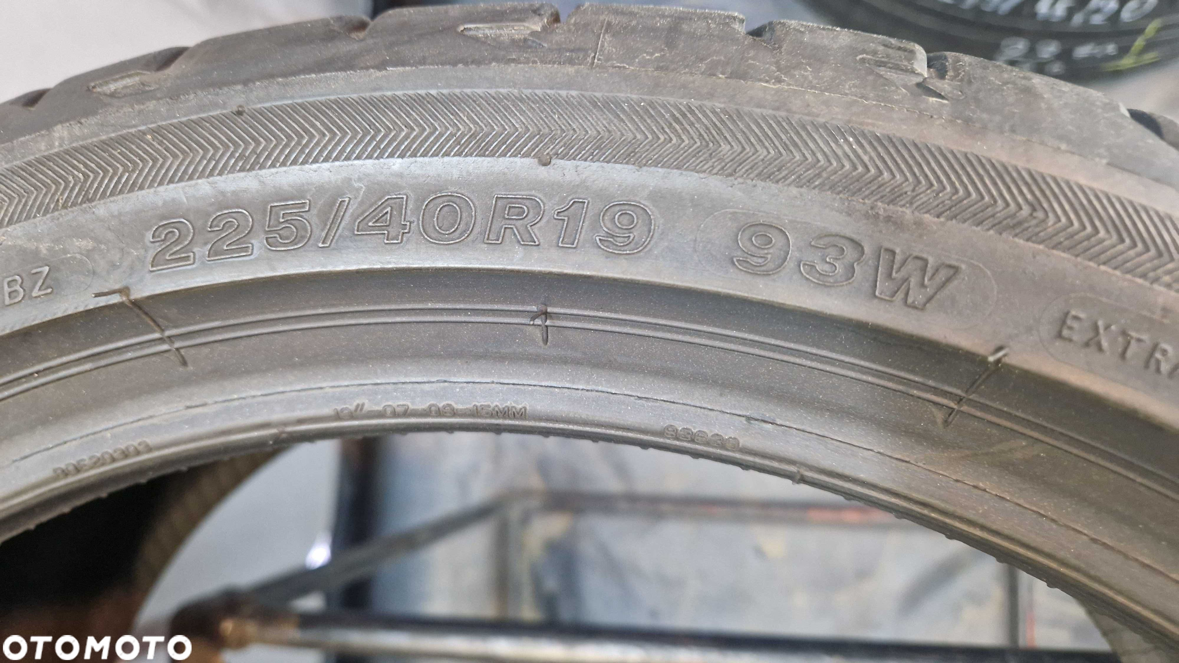 4x225/40/19 Bridgestone JAK NOWE ! / ŚWIETNA JAKOŚĆ ! / GWARANCJA - 6